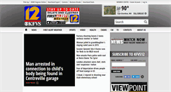 Desktop Screenshot of kfvs12.dua1.worldnow.com